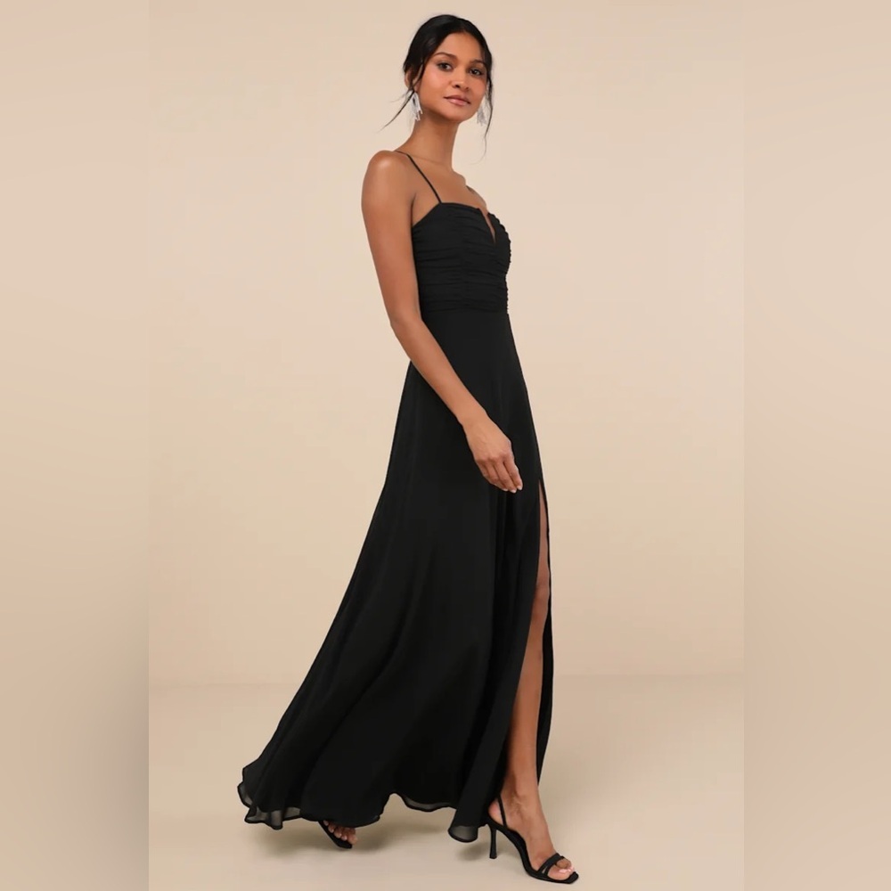 Lulus Sweeney Black Sleeveless Maxi Dress - Picture 3 of 12